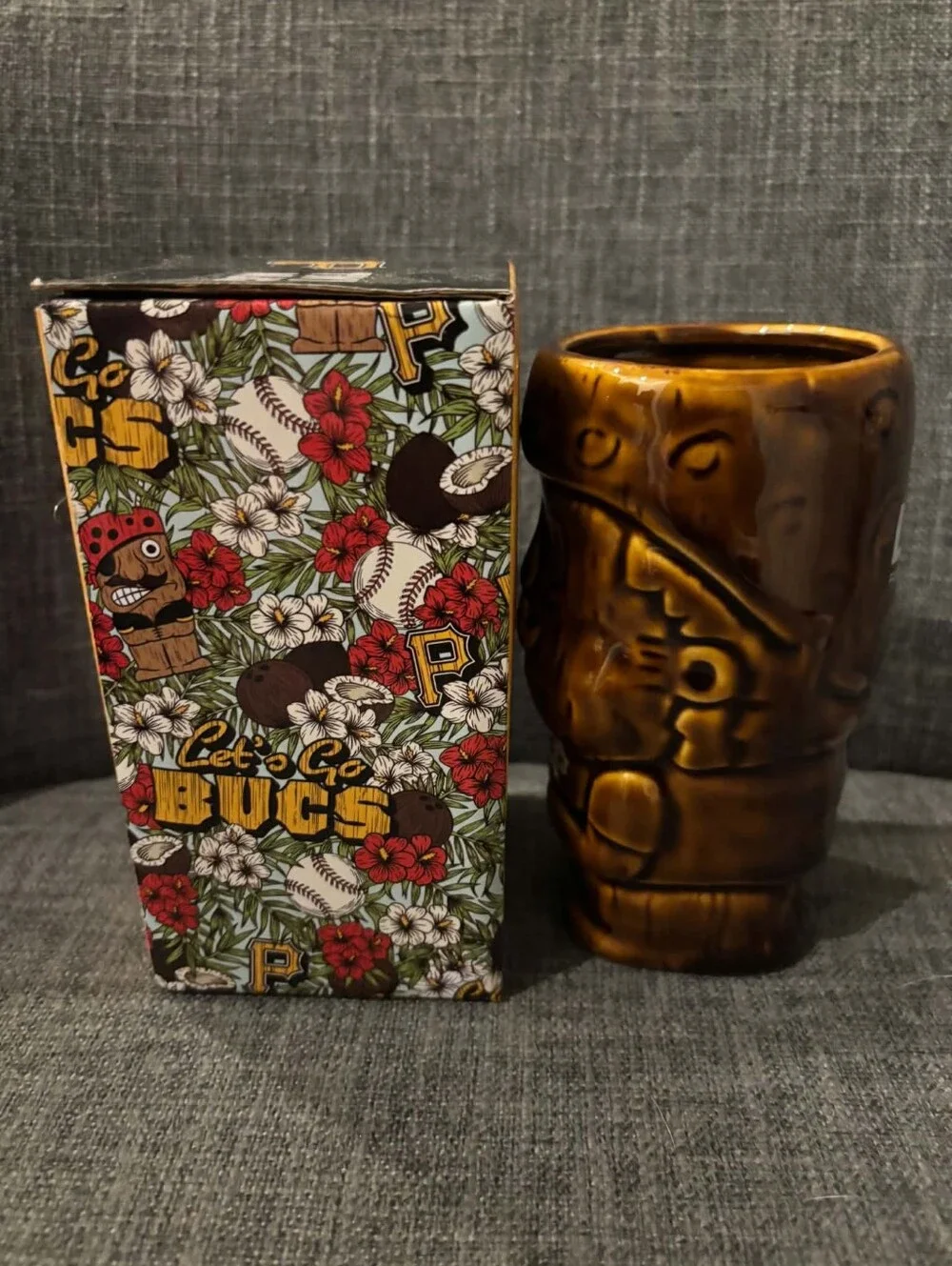 Pittsburgh Pirates MLB Luau Weekend Tiki Mug 2026 Stadium Giveaway New